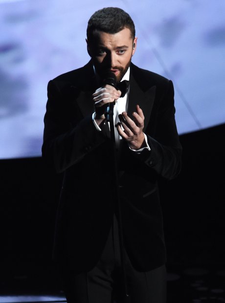 Sam Smith at the Oscars 2016