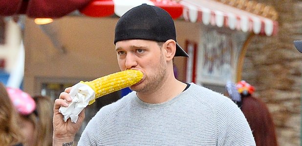 Michael Buble eating 