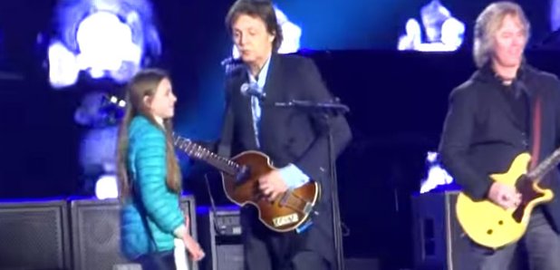 Paul McCartney on stage Argentina