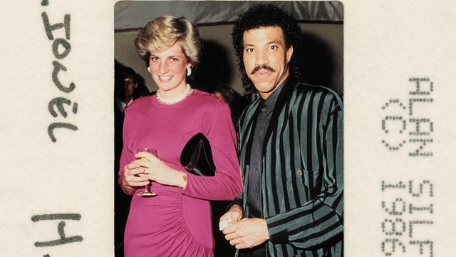 Lionel Richie Princess Diana 1986 by Alan Silfen