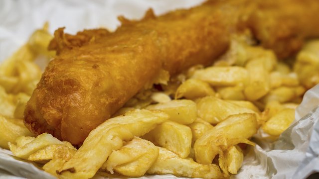 Fish and Chips stock image 