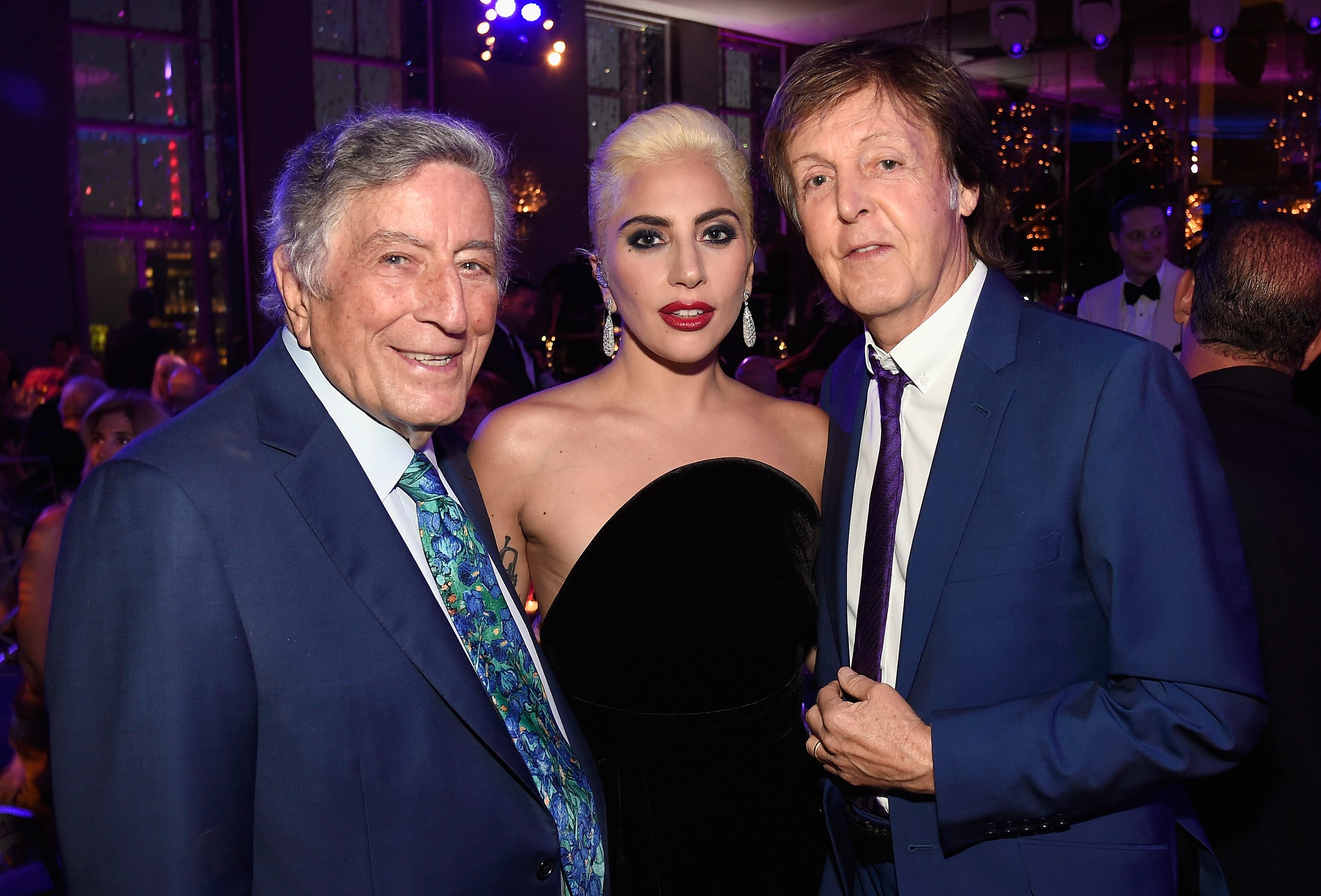 Tony Bennett, Lady Gaga, and Paul McCartney 