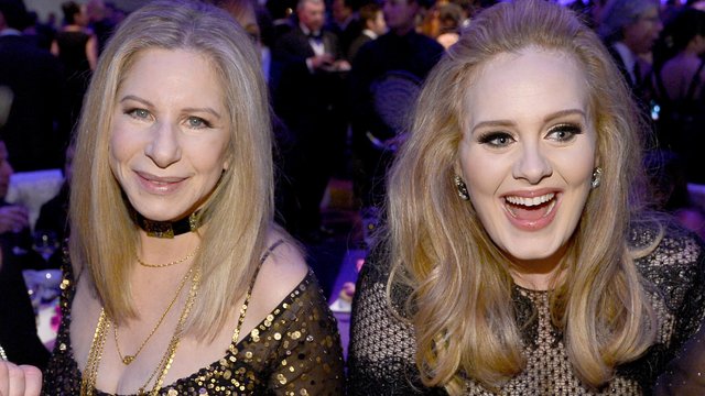 Barbra Streisand and Adele Oscars 2013