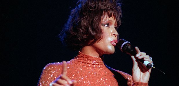 Whitney Houston in concert at Earl's Court, London