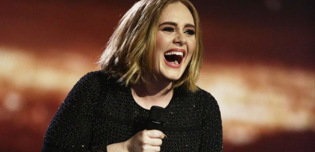 Adele laughing