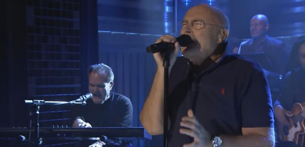 Phil Collins Performs On Jimmy Fallon