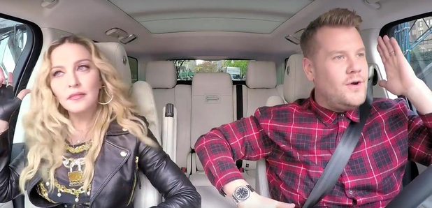 Madonna and James Corden Carpool Karaoke