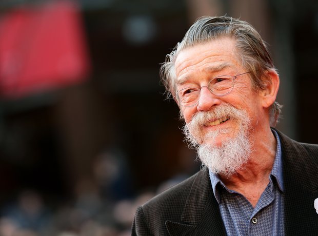 Sir John Hurt red carpet