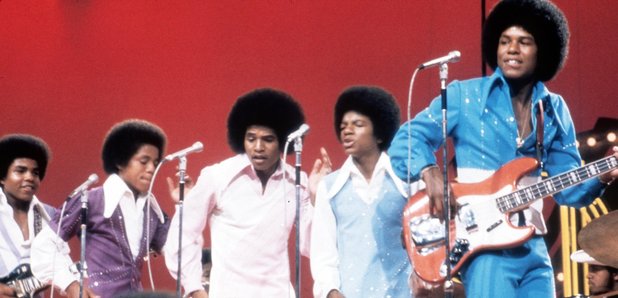 The Jacksons on stage