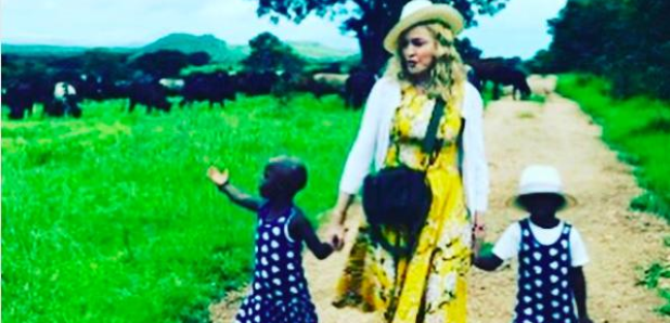 Madonna adopted twins from Malawi