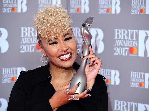 Emeli Sande Press Room WINNER BRITs 2017 2