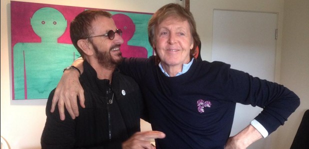 Ringo Paul McCartney studio