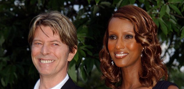David Bowie and Iman in 2002