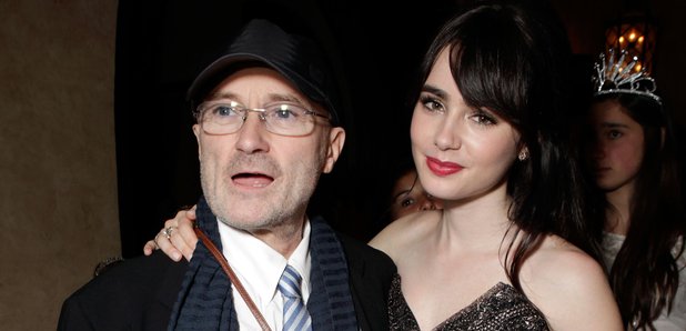 Lily and Dad Phil Collins