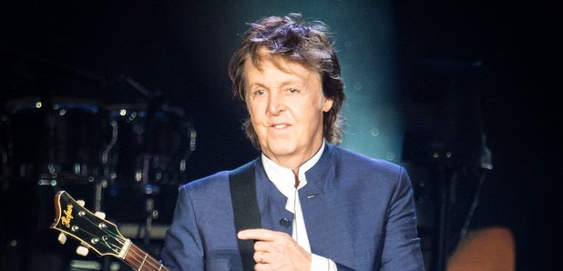 Paul McCartney performing in 2016