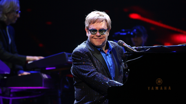 Elton John Playing The Piano