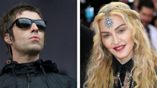 Liam Gallagher and Madonna