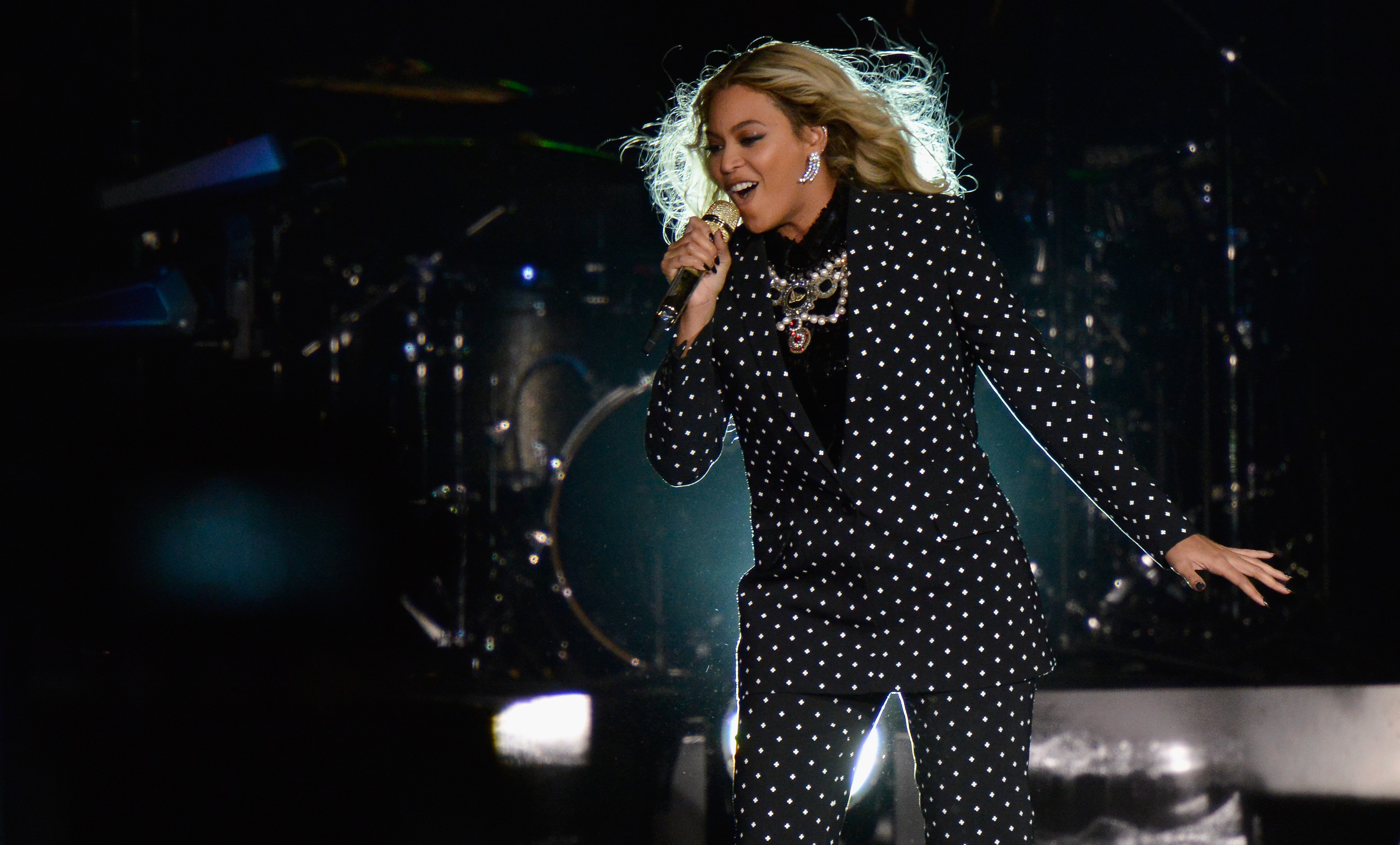 Beyonce performing