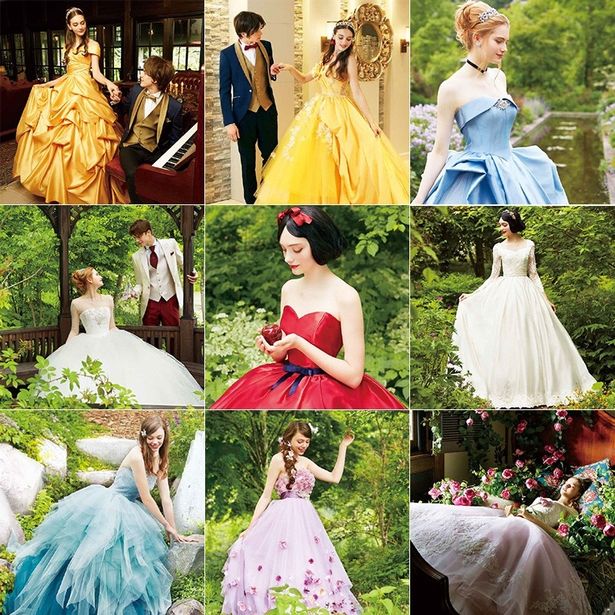 Disney wedding dresses