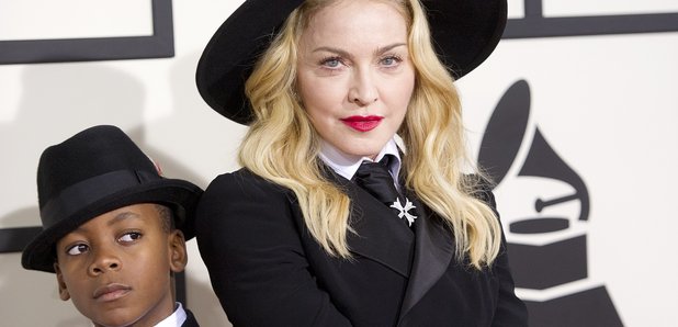Madonna and her son David