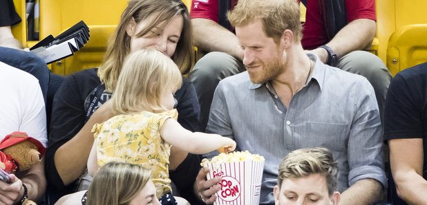 Prince Harry popcorn girl