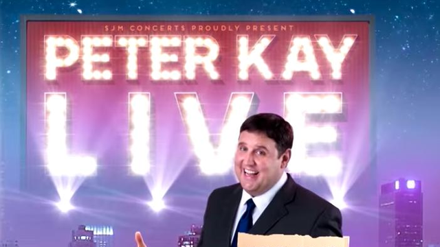 Peter Kay Live tour image