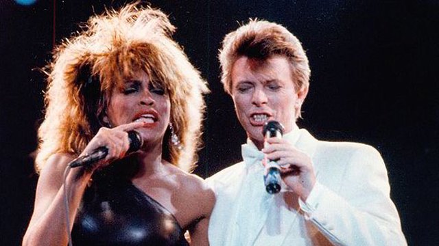 David Bowie and Tina Turner