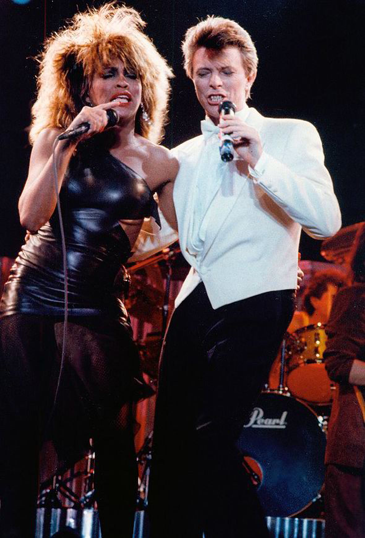 David Bowie and Tina Turner