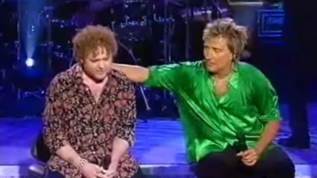 Rod Stewart and Mick Hucknall