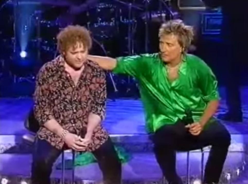 Rod Stewart and Mick Hucknall