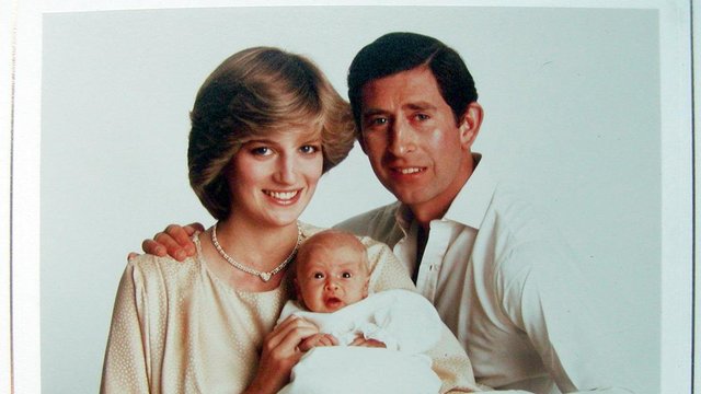 Charles and Diana Christmas card