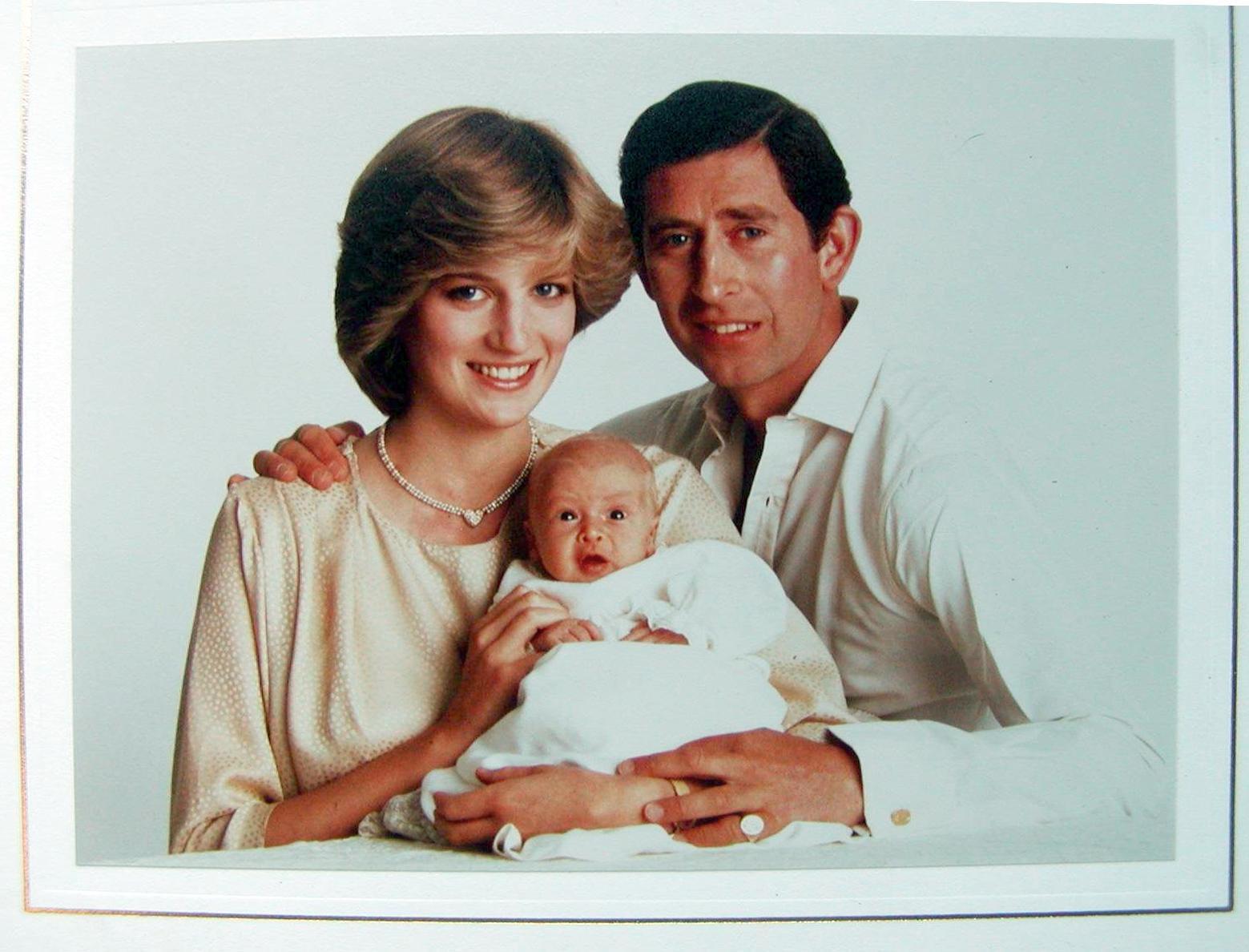 Charles and Diana Christmas card