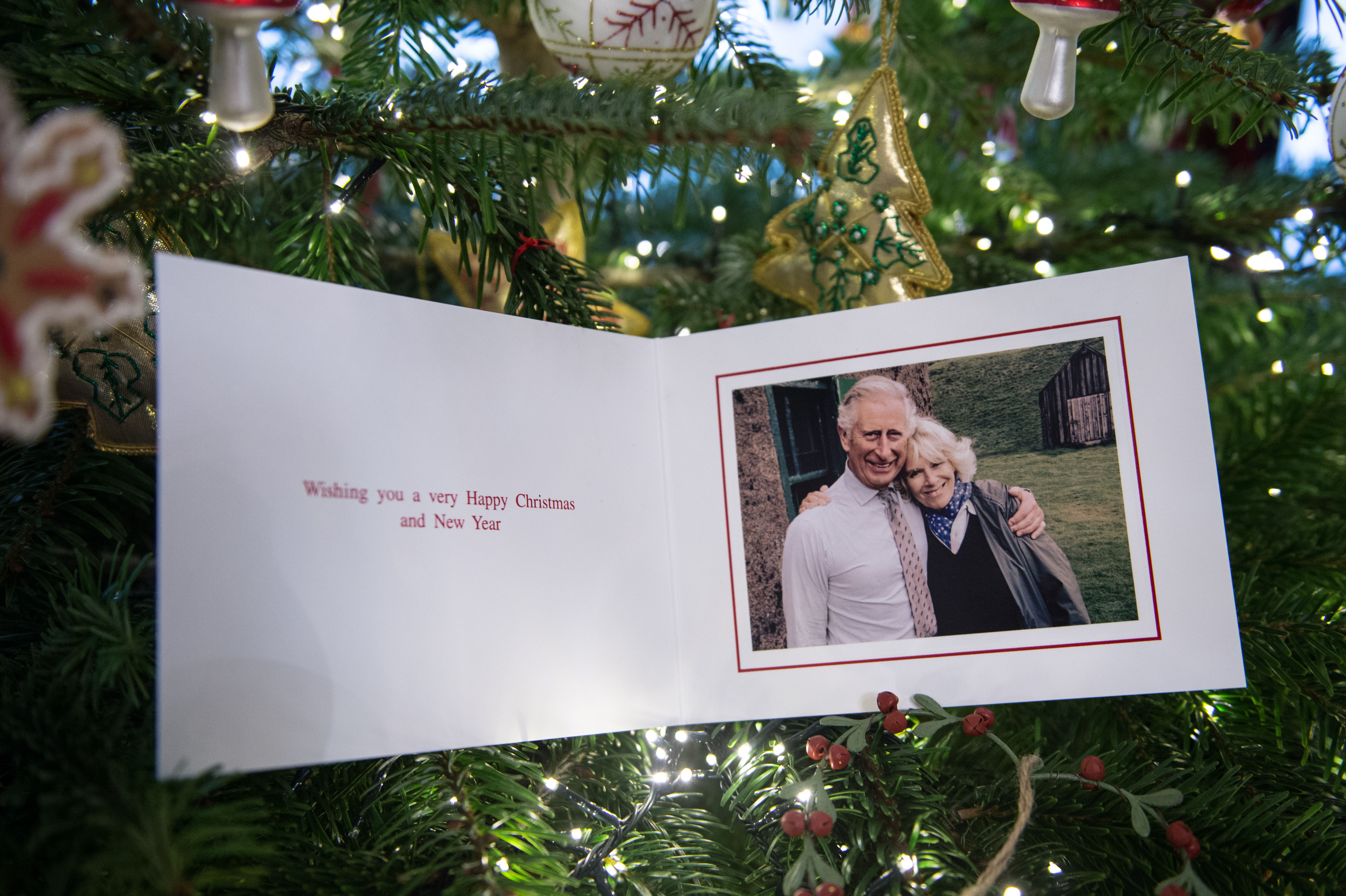 Prince Charles And Camilla Christmas Card