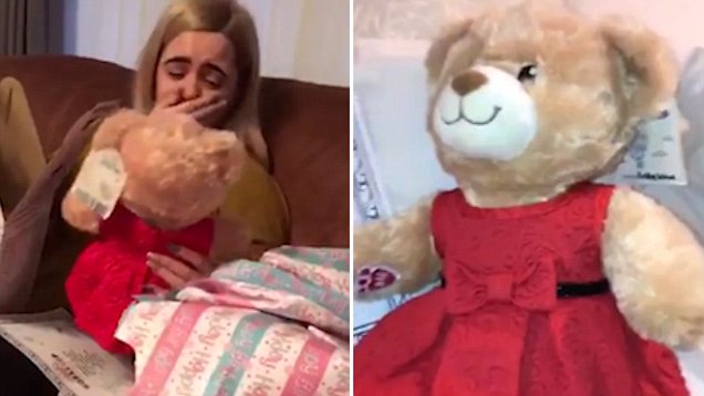 Girl hear's late grandma's voice in teddy bear