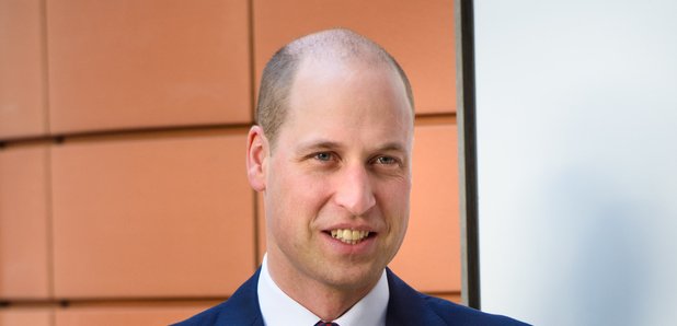 Prince William with shaven head