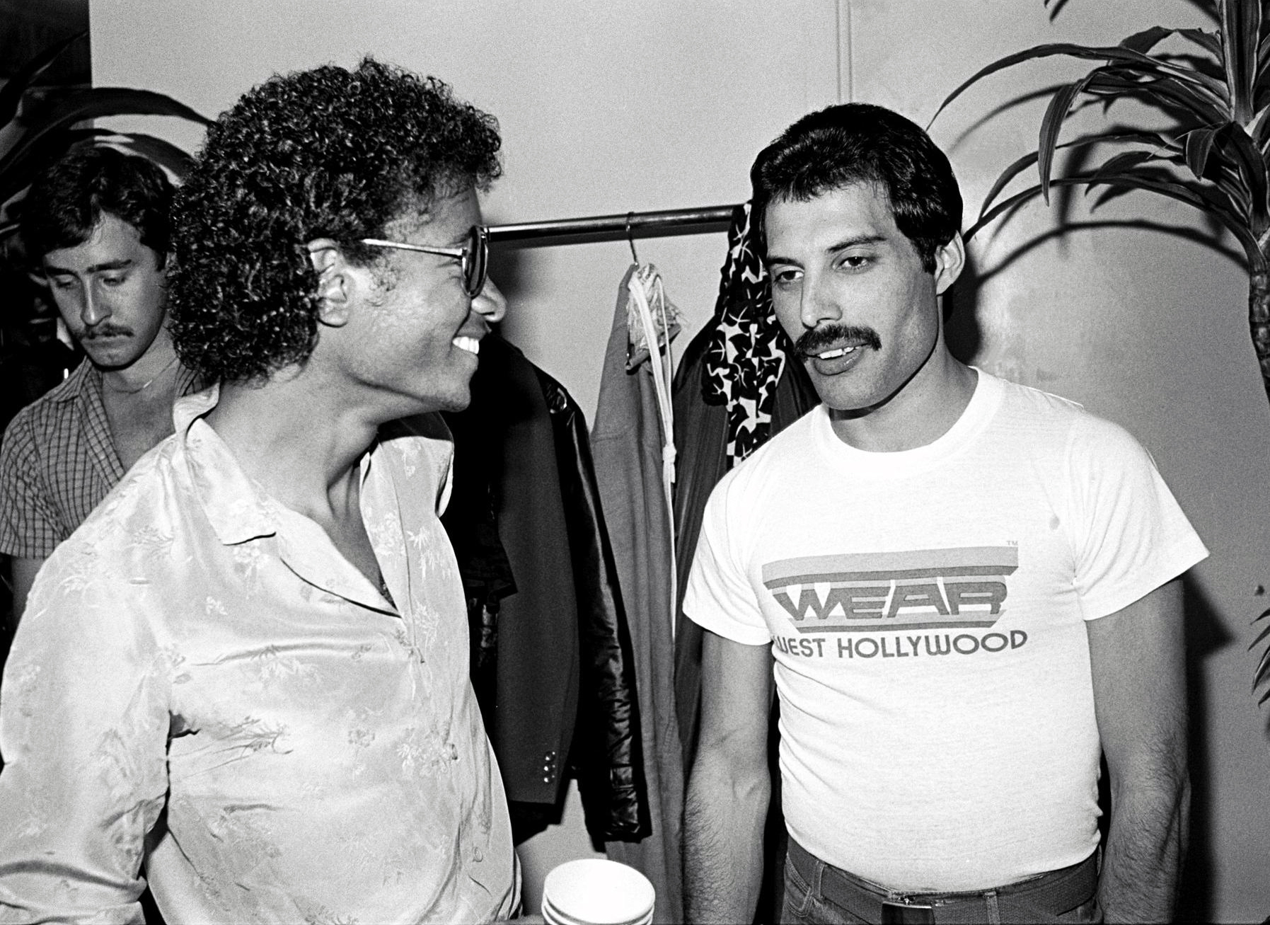 Freddie Mercury and Michael Jackson