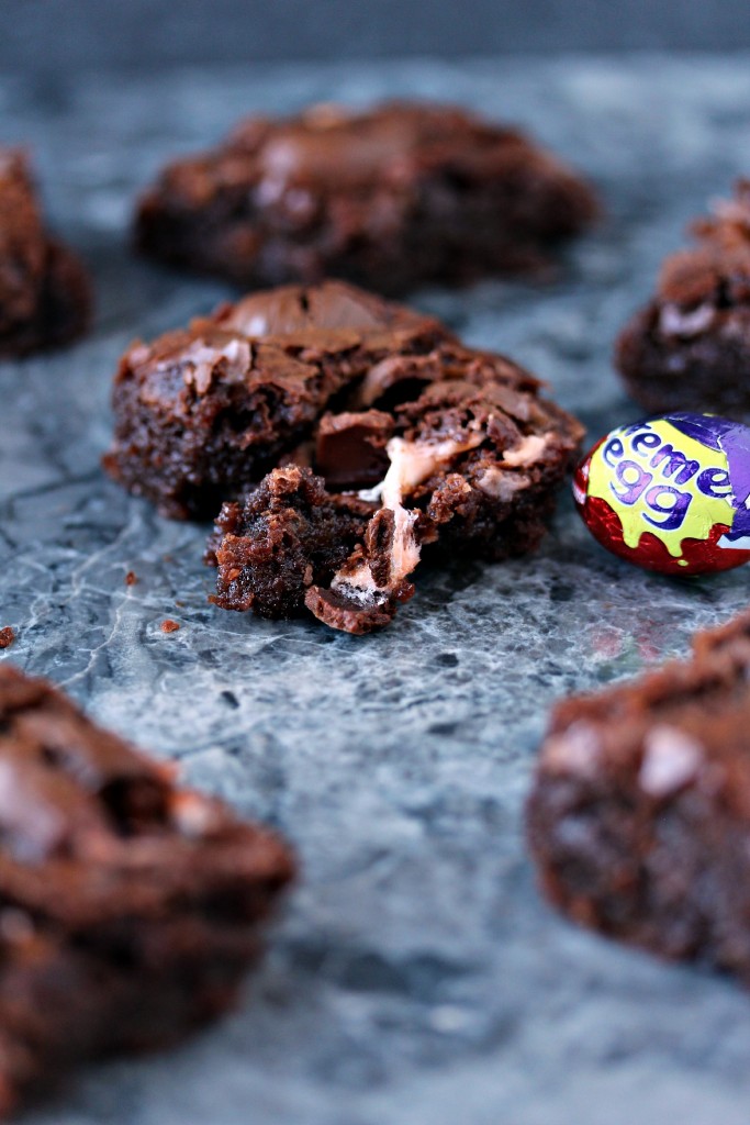 Creme Egg brownies