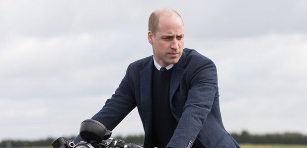 Prince William visits Triumph Motorcycles