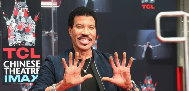 Lionel Richie handprint ceremony in Hollywood