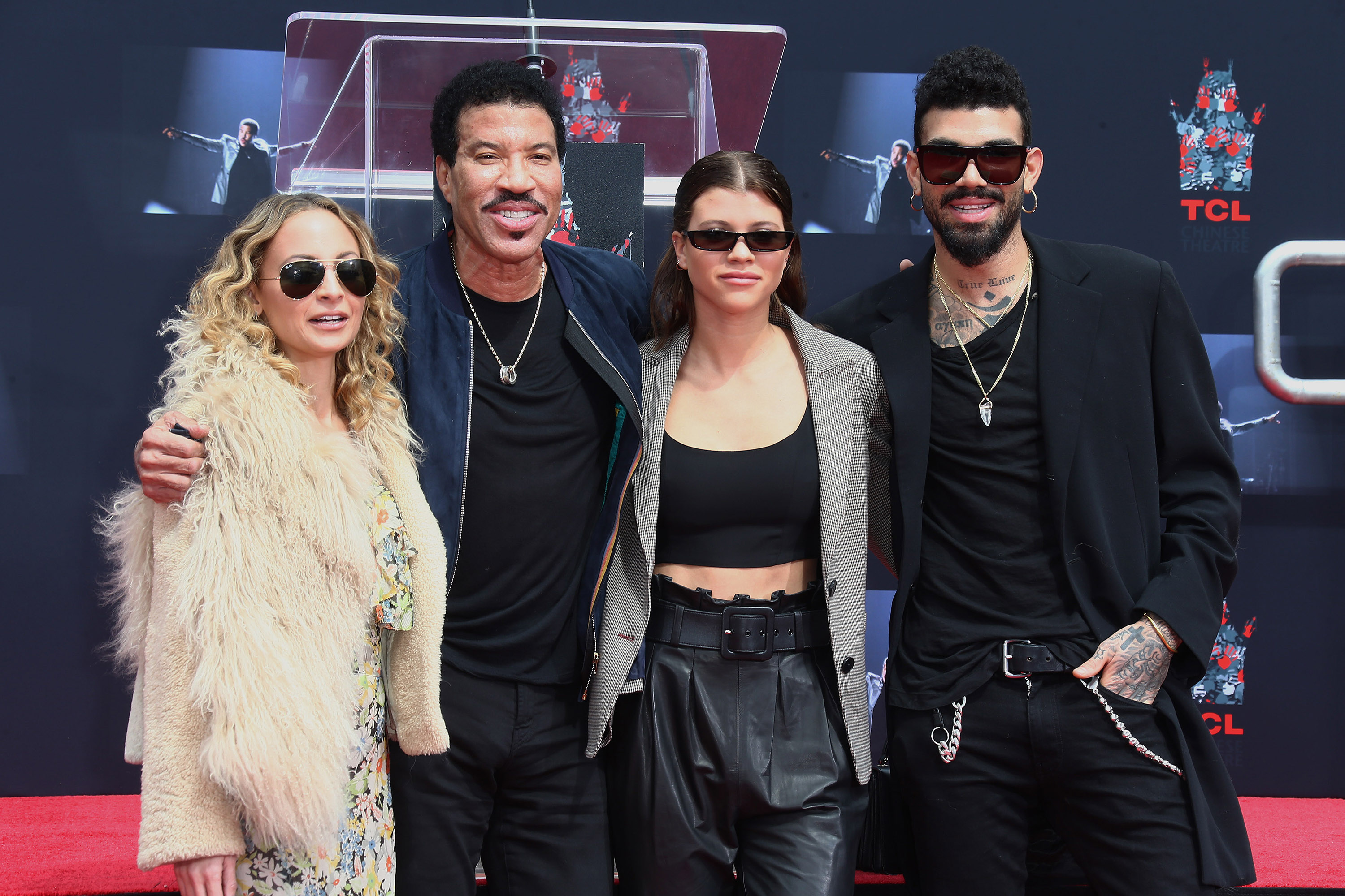 Lionel Richie handprint ceremony in Hollywood