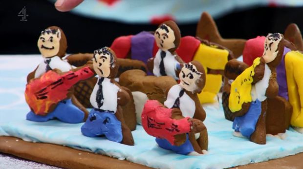 Martin Kemp's Spandau Ballet biscuits on Bake Off