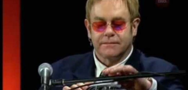 Watch: Elton John shows he can instantly turn any words into a song - Smooth