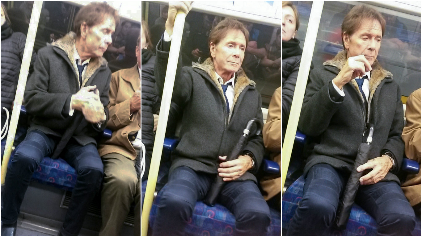 Cliff Richard on the Tube