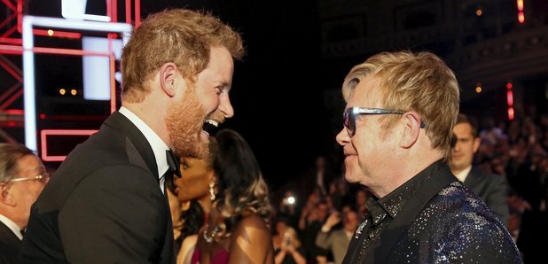 Prince Harry and Elton John