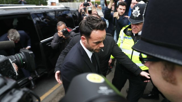 Ant McPartlin arrives at court
