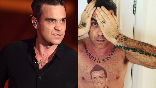 Robbie Williams tattoo