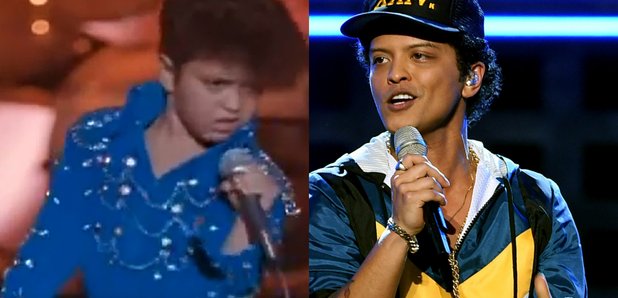 Bruno Mars then and now