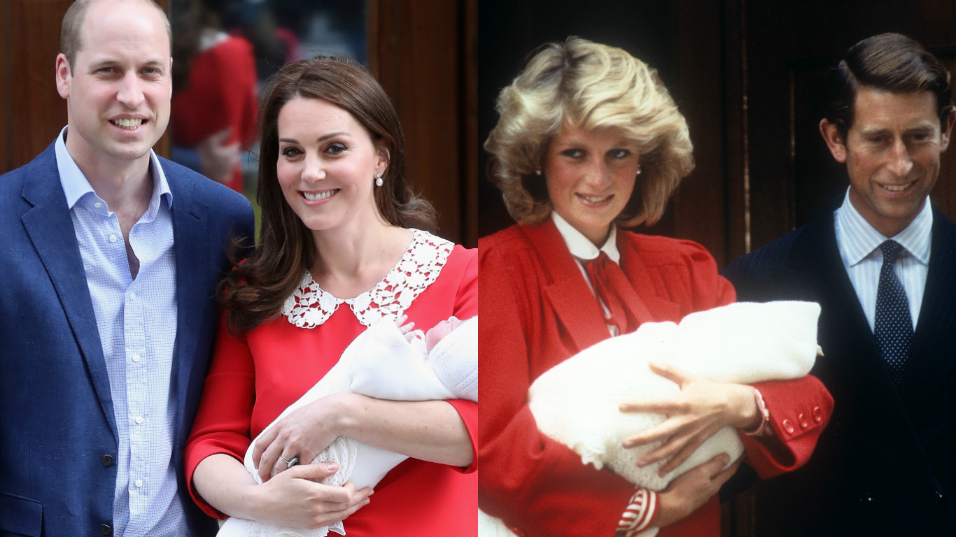 Princess Diana / Kate Middleton dress comparison