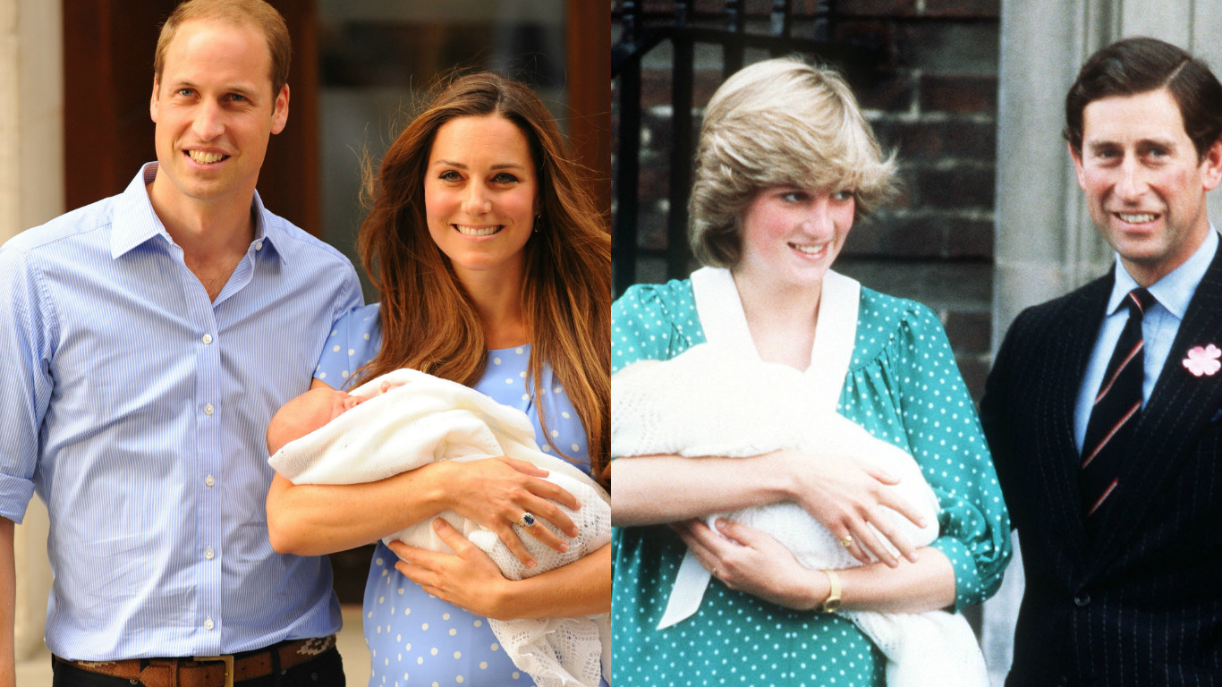 Princess Diana / Kate Middleton dress comparison