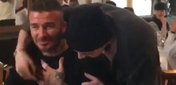 David Beckham surprised by Brooklyn